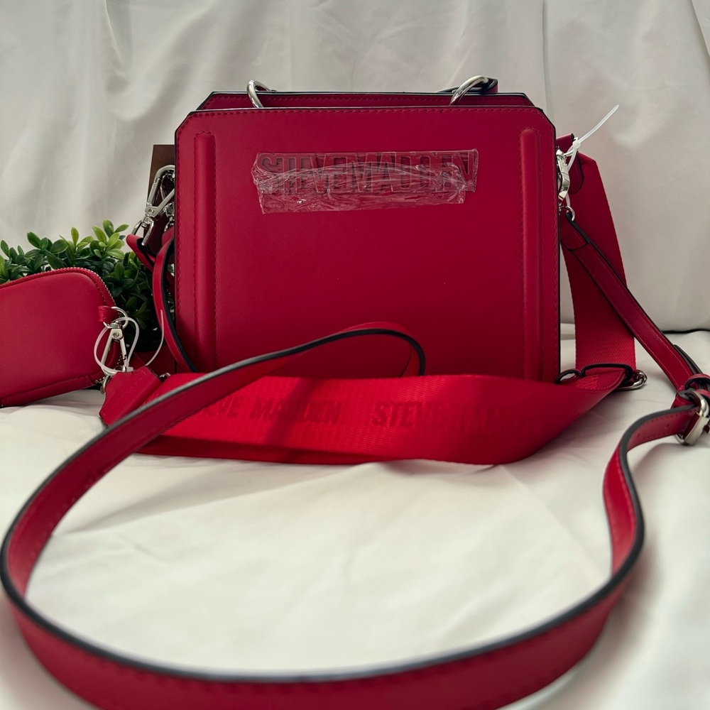 Steve Madden Bevelyn Convertible Tote Bag - Chevy Red